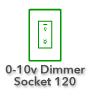 Smart Dimmer Switch - Socket 120 - 0/1-10V